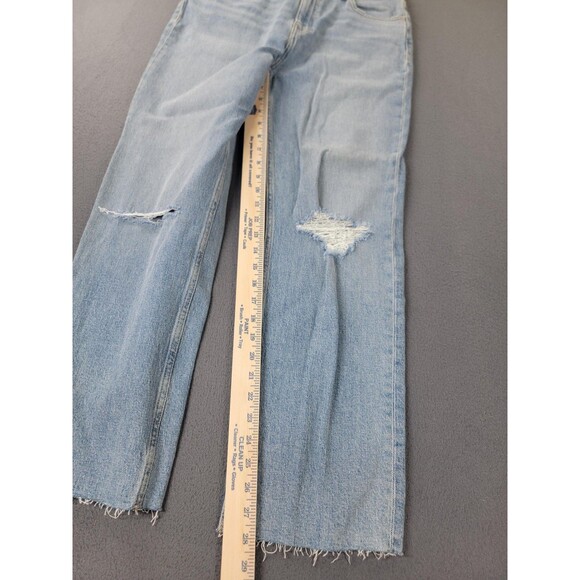 Hudson Jeans Womens 28 Remi Obsession High Rise Straight Distressed Raw Hem - Picture 2 of 13